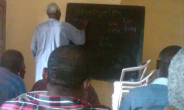 Capt E. Amadi teaching Ikwerre